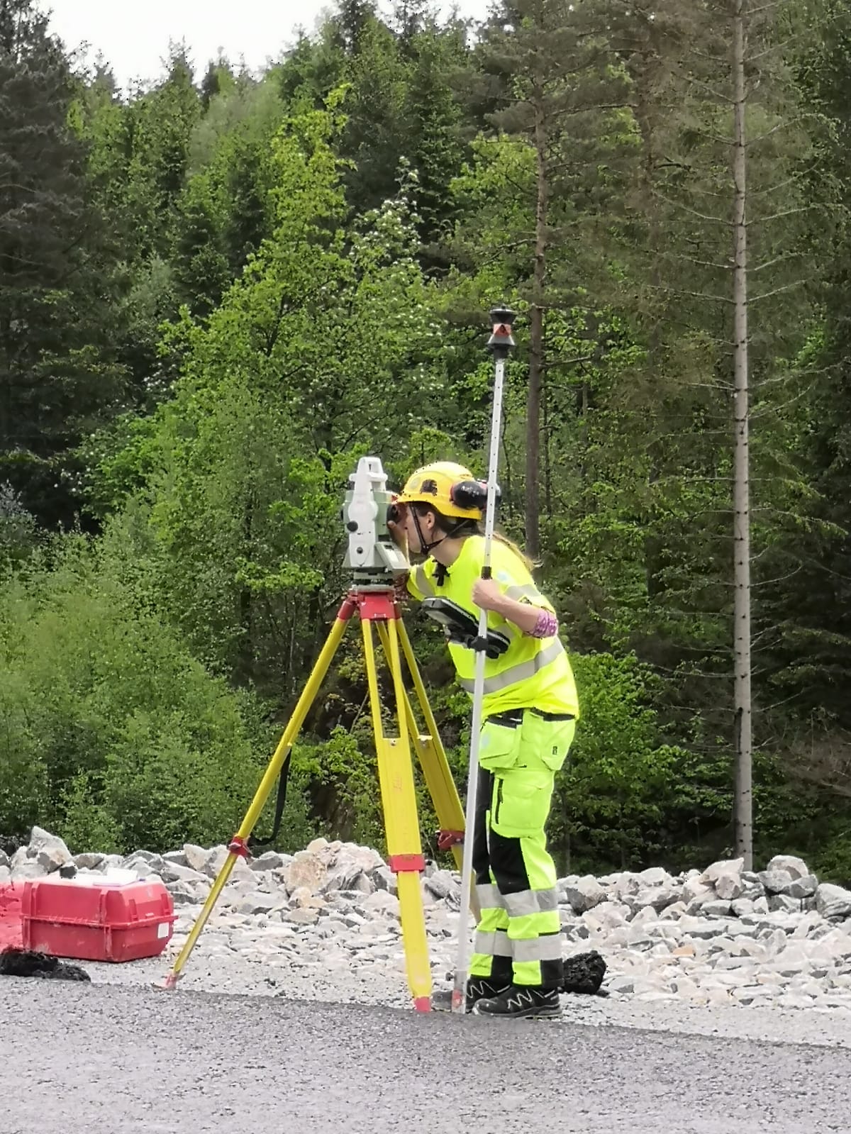 Asfaltering, målingsutstyr